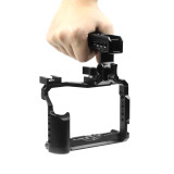 Camera Cage Rig Handle Grip Top 15mm Rod Clamp Mount for SLR Fujifilm XT-20 XT-30 XT20 XT30 Stabilizer Form-Fit Protective Frame
