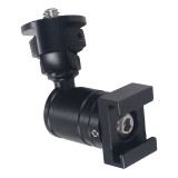 Mini Ball Head 360 Swivel Tripod Ballhead with 1/4  Screw Cold Shoe Mount for Gopro 10 9 8 Insta360 Action Camera Accessories
