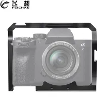 Aluminum Alloy DSLR Camera Cage Top Handle Grip Extension Frame with Cold Shoe Mount for Sony A7m4 A7R4 Camera Video Stabilizer