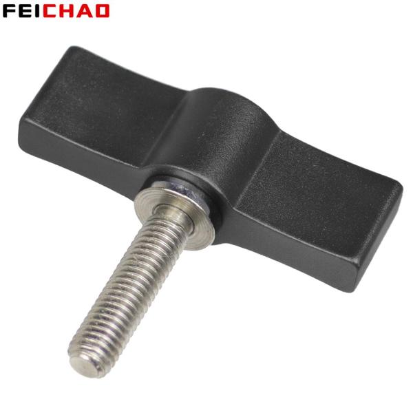Adjustable Handle M4 M5 1/4 Screw Bolt Stainless Steel SLR Camera Rail Rod Slider Clamp Locking Adapter T Shape Wrench for Gopro