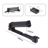 Handheld Gimbal Handgrip Dual Carbon Fiber Foldable Handle Grip Quick Release NATO Rail Clamp for DJI Ronin RS2 RSC2 Stabilizer