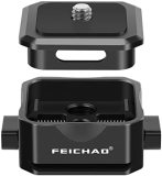 Camera Dual Lock Quick Release Plate Clamp Tripod Adapter Base  for 38mm Arca-type Standard Mount w/ 1/4 Screw for DSLR Cameras