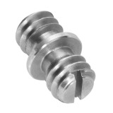 Metal Threaded Screw Adapter 1/4 inch to 1/4 or 3/8 inch Tripod Adapter Screw for Camera Cage Plate Rig Photography Accessories