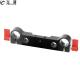 Dual 19mm Rod Clamp Railblock 19mm& 12mm/15mm M6 ARRI Rosette Mount Holder Extension for DSLR Camera LWS Support Photo Video Rig
