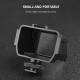 Camera Flip Screen Plastic Frame with 3 Cold Shoe Mount for Canon /Nikon /Sony A6500/6300 for Fuji XT20/30 DSLR SLR Vlog Video