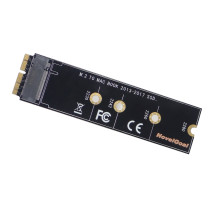 NovelGoal M key M.2 PCIe AHCI SSD Adapter Card for MACBOOK Air 2013 2014 2015 2017 A1465 A1466 Pro A1398 A1502 A1419 2230-2280 SSD