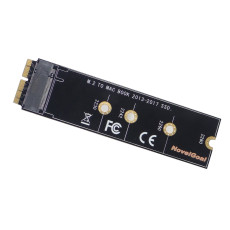 NovelGoal M key M.2 PCIe AHCI SSD Adapter Card for MACBOOK Air 2013 2014 2015 2017 A1465 A1466 Pro A1398 A1502 A1419 2230-2280 SSD
