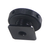 1/4  Threaded Hole Cold Shoe Holder Mount Adapter for DSLR Camera Cage Rig Tripod Flash Light Stand Microphone Monitor Holder