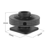 1/4  Threaded Hole Cold Shoe Holder Mount Adapter for DSLR Camera Cage Rig Tripod Flash Light Stand Microphone Monitor Holder