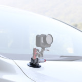 Hand Pump Vacuum Suction Cup with 1/4 3/8  ARRI Locating Hole for GoPro Insta360 Action Camera Bracket Auto Car Lamp Stand Mount