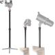 Aluminum Alloy / Carbon Fiber Tube Extension Monopod Pole Rod with 1/4 Screw Handheld Stabilizer Adjustable Tripod Monopod Mount