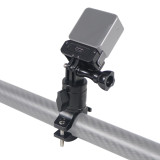 2in1 Magnetic Charging Base Foldable Tripod Mount 1/4  Power Supply for DJI ACTION 2 Action Camera Car Motorcycle Helmet Holder