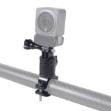 Motorcycle Handlebar Mount Clip D30 Tube Clamp Anti-loose Knob Lock for GoPro 13 10 9 Xiaoyi 4K Action Camera Mobile Helmet Bracket