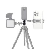 1/4  3/8  Screw Hole Bracket Magic Cubic Mount Adapter Compatible with Hero 13 Action Camera for DSLR Camera Cage Flash Light Tripod Stand