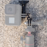 90 Degree Direction Adapter Elbow Mount with Thumb Screw Cold Shoe Mount for GoPro Insta360 for Osmo Action Camera Accessories