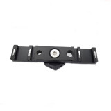 Aluminum Alloy Dual Cold Shoe Mount Adapter Extension Bar Vlog Camera Bracket Stand for DSLR Camera Monitor LED Light Microphone