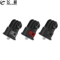 Aluminum Alloy 1/4 inch Mini Tripod Adapter Mount for Gopro 13 10 9 8 7 Max for Insta360 One for DJI Osmo Action Camera Accessories