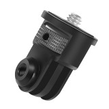 Aluminum Alloy 1/4 inch Mini Tripod Adapter Mount for Gopro 13 10 9 8 7 Max for Insta360 One for DJI Osmo Action Camera Accessories