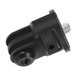 Aluminum Alloy 1/4 inch Mini Tripod Adapter Mount for Gopro 13 10 9 8 7 Max for Insta360 One for DJI Osmo Action Camera Accessories