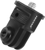 Aluminum Alloy 1/4 inch Mini Tripod Adapter Mount for Gopro 13 10 9 8 7 Max for Insta360 One for DJI Osmo Action Camera Accessories