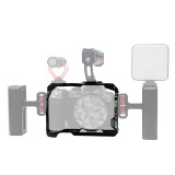 R7 Full Camera Cage Rig for Canon EOS R7 DSLR Camera Video Cold Shoe Mount 1/4  Arca Tripod Bracket Stabilizer Protective Frame
