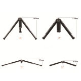 FEICHAO Desktop Tripod Handheld Two-stage Retractable Aluminum Alloy for Mobile Phone Camera Projector Bracket