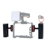 FEICHAO Universal Camera Cage Side Handle for  Handle Grip 1/4 Screw Cold Shoe Micro Video Flash Light
