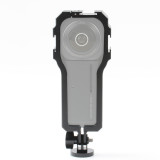 Metal Cage Rig For Insta360 one RS 1-inch Panoramic Action Camera Protective Frame with Cold Shoe Mount for LED Light Mic Vlog