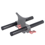 2x Dia 15mm Carbon Fiber Tube Rod 10cm 15cm for Follow Focus Rail System Camera Cage Grip Studio Photo Accessories