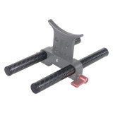 2x Dia 15mm Carbon Fiber Tube Rod 10cm 15cm for Follow Focus Rail System Camera Cage Grip Studio Photo Accessories
