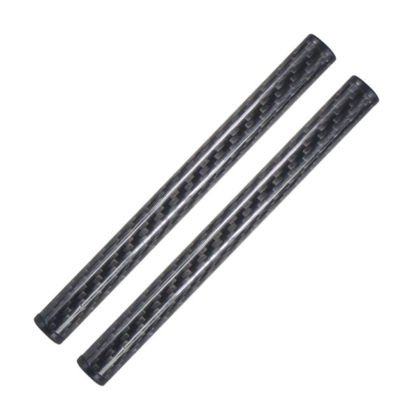 2x Dia 15mm Carbon Fiber Tube Rod 10cm 15cm for Follow Focus Rail System Camera Cage Grip Studio Photo Accessories