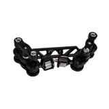 FEICHAO 11  Dual Ballhead Articulating Magic Arm Extension Bar with 1/4  Screws for SLR Camera Hot shoe Ball Monitor Mount