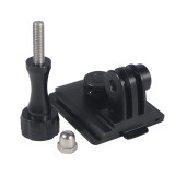 New Version Adjustable Knob Lock Fixed Mount Helmet 3 Hole NVG Base Holder Adapter for Hero 13 11 10 9 Aluminum Alloy