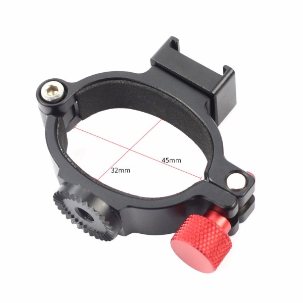 CNC 1/4 Thread Extension Mount Ring Hot Shoe Adapter Tripod Hold for DJI OSMO2 Pocket Stabilizer Portable Handheld Gimbal Parts