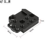 Expansion Adapter Board Monitor Mount Holder for DJI Ronin S/SC/RS2/RSC2 Gimbal Mounting Plate with 1/4 3/8 Hole Cold Shoe Mount