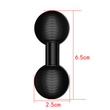 Dual Ball Socket Arm Mounting Adapter 1 inch 25mm Ballhead to 25mm/17mm for Gopro Action Camera Smartphone GPS Bracket Converter