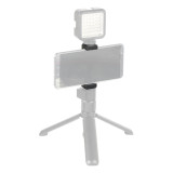 Aluminum Mobile Phone Holder Clip Tripod Mount Clamp w/ Hot Shoe Handle Rig for iPhone OnePlus HUAWEI Vlog Fill Video Recording
