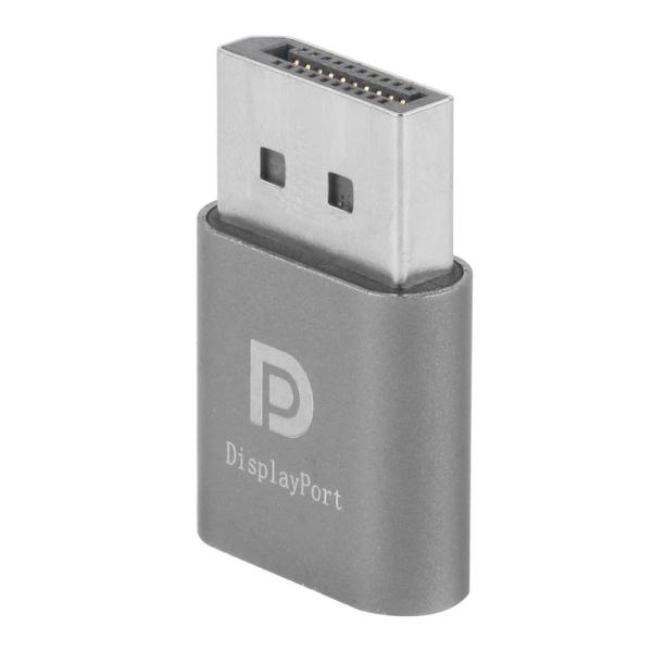 Computer Virtual Display Emulator Adapter DP 4K Dummy Plug EDID Headless Connector Support 1920x1080@60Hz