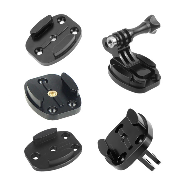 Aluminum Quick Release Tripod Mount Flat Surface Buckle Base Sports Camera Interface Adapter for Gopro 13 10 9 8 7 Vlog Accessories