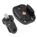 Aluminum Quick Release Tripod Mount Flat Surface Buckle Base Sports Camera Interface Adapter for Gopro 13 10 9 8 7 Vlog Accessories
