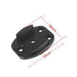 Aluminum Quick Release Tripod Mount Flat Surface Buckle Base Sports Camera Interface Adapter for Gopro 13 10 9 8 7 Vlog Accessories