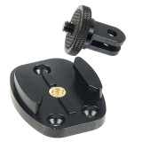 Aluminum Quick Release Tripod Mount Flat Surface Buckle Base Sports Camera Interface Adapter for Gopro 13 10 9 8 7 Vlog Accessories
