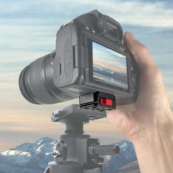 Quick Release Mount Plate Board Anti-shake Clamp V Port for Gopro 13 11 for Insta360 for OSMO Action Cameras Gimbal Tripod DSLR Cage