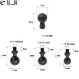 1/4  Screw Adapter for OS-MO 360/Gopro Hero Insta360 Action Camera Phones GPS Holder Accessories 13mm/15mm/17mm/20mm/25mm Ball Head Mount