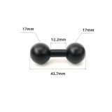 1/4  Screw Adapter for OS-MO 360/Gopro Hero Insta360 Action Camera Phones GPS Holder Accessories 13mm/15mm/17mm/20mm/25mm Ball Head Mount