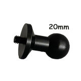 1/4  Screw Adapter for OS-MO 360/Gopro Hero Insta360 Action Camera Phones GPS Holder Accessories 13mm/15mm/17mm/20mm/25mm Ball Head Mount