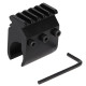 FEICHAO 20mm Rail Mount Clamp Single Tube Rail Adapter for Scope Sight Installation Converter