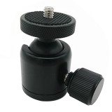 Mini Ball Head 1/4  Screw Mount 360 Swivel Compatible with Hero 13 Canon Nikon Sony Camcorder DV LED Light Bracket DSLR Camera Tripod Ballhead Stand