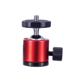Mini Ball Head 1/4  Screw Mount 360 Swivel Compatible with Hero 13 Canon Nikon Sony Camcorder DV LED Light Bracket DSLR Camera Tripod Ballhead Stand