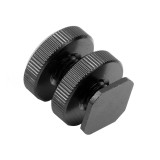 Cold Shoe Mounting Screws 3/8 Inch Double Nuts Conversion Screw For DSLR Camera Hot Shoe Head Mount Photo Studio Accessories